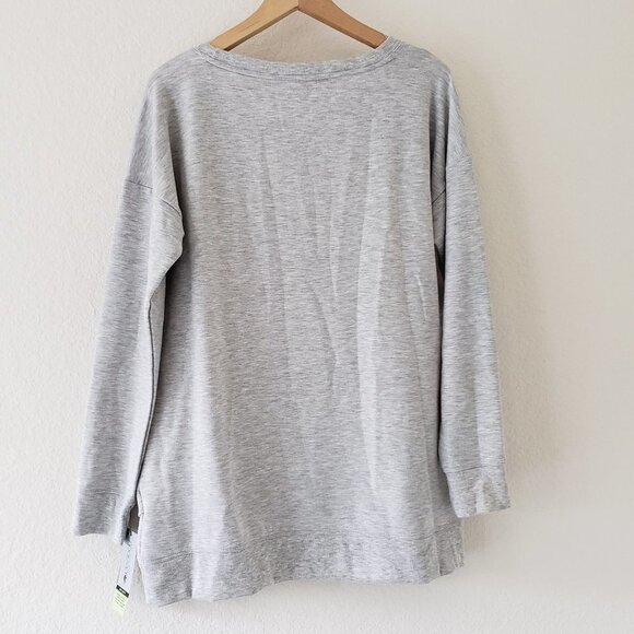 NWT - Ideology Women's Long-Sleeve Tulip-Hem Size L - Picture 3 of 5